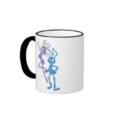 A Bug's Life Flik & Princess Atta Disney mugs
