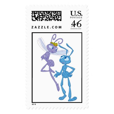 A Bug's Life Flik & Princess Atta Disney postage