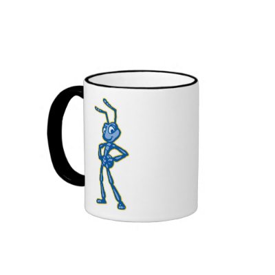 A Bug's Life Flik Standing Blue and Gold Disney mugs