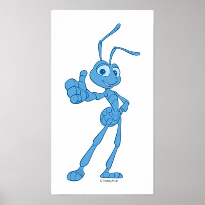 A Bug's Life Flik Thumbs Up Disney posters