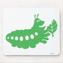 A Bug's Life Heimlich eating leaf cutout Disney mousepads by disney A Bug's Life Heimlich eating leaf cutout Disney mousepads