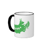A Bug's Life Heimlich eating leaf cutout Disney Mug
