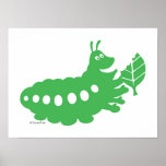 A Bug's Life Heimlich eating leaf cutout Disney Posters