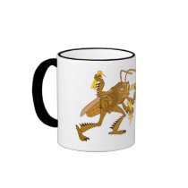A Bug's Life Hopper Throwing Hornet "darts" Disney mugs