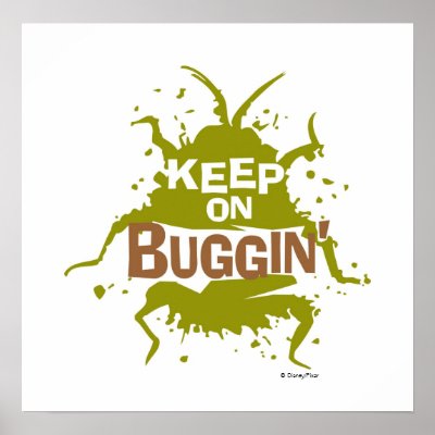 A Bug's Life Keep on Buggin' Logo Disney posters