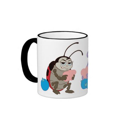 A Bug's Life Ladybug and Dot Playing Disney mugs
