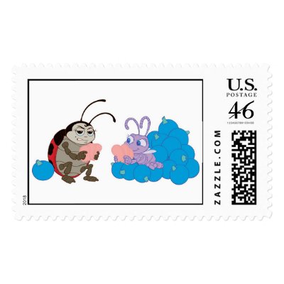 A Bug's Life Ladybug and Dot Playing Disney postage