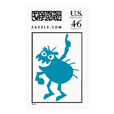 A Bug's Life P.T. Flea Logo Disney stamps