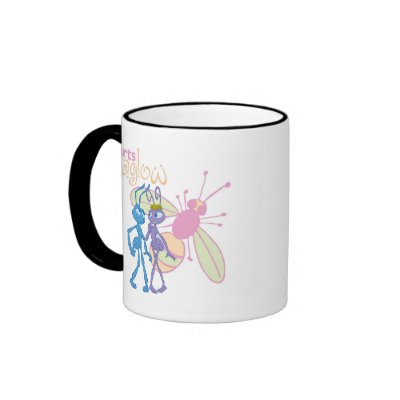 A Bug's Life Princess Atta and Flik Hearts Aglow mugs