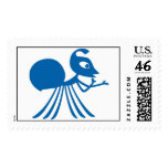 A Bug's Life Rosie silhouette Disney postage