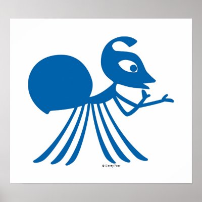 A Bug's Life Rosie silhouette Disney posters