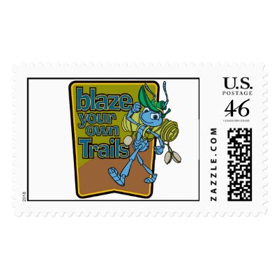 A Bug's Life's Flik "Blaze Your Own Trails" Disney stamps