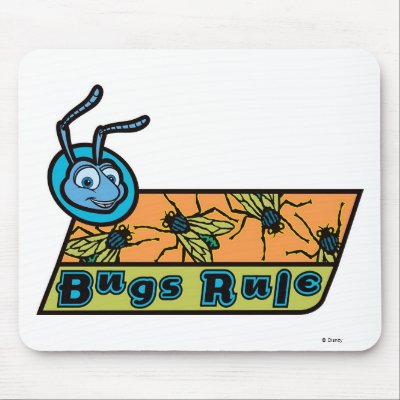 A Bug's Life's Flik "Bugs Rule" Disney mousepads