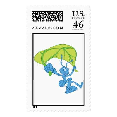 A Bug's Life's Flik with Parachute Disney postage