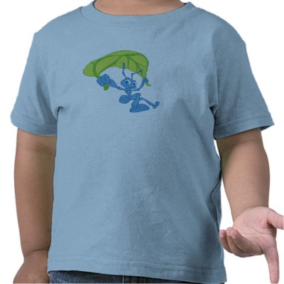 A Bug's Life's Flik with Parachute Disney t-shirts