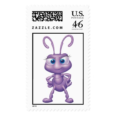A Bug's Life's Princess Dot Disney stamps