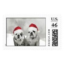 A Bully Good Christmas Postage Stamps