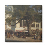 A Busy Market by Karl von Eckenbrecher Magnet