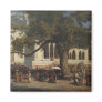 A Busy Market by Karl von Eckenbrecher Magnet
