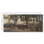 A Busy Market by Karl von Eckenbrecher Rack Card Design