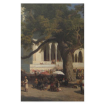 A Busy Market by Karl von Eckenbrecher Stationery