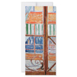 A Butchers Shop Seen from a Window by van Gogh Customized Rack Card