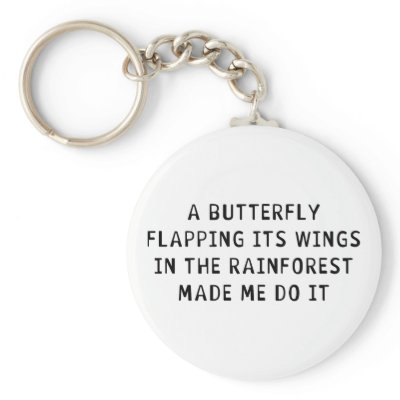 A Butterfly Flapping Key Chain by LabelMeHappy