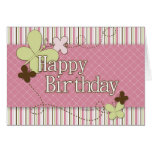 A Butterfly Happy Birthday Greeting Card