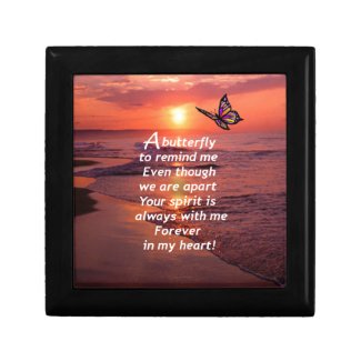 A Butterfly to Remind Me Jewelry Box