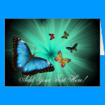 A Butterflys Journey Greeting Card cards