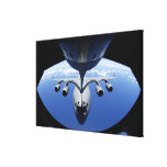 A C-17 Globemaster III receives fuel Stretched Canvas Print