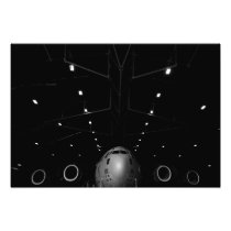 A C-17 Globemaster III sits in a hangar