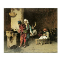A Cafe in Cairo, c.1883 Jean-Leon Gerome Poster