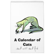 A Calendar of Cats  ..and mice and fish