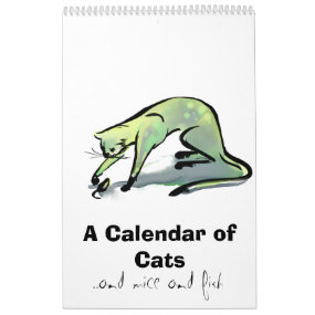 A Calendar of Cats ..and mice and fish calendar