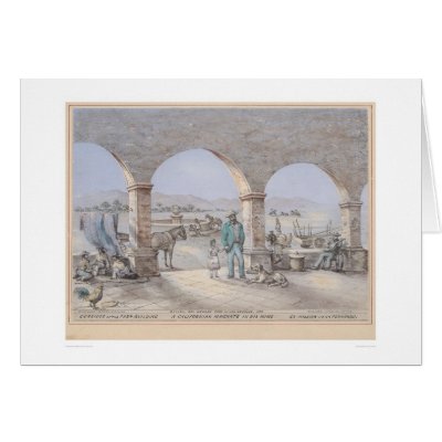 A California magnate in his home (1317) Greeting Cards by Bancroft