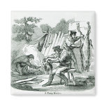 A camp Kitchen, 1856 Refrigerator Magnets
