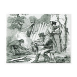 A camp Kitchen, 1856 Post Card