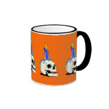 A candle for Halloween - Mugs