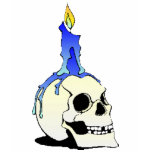 A candle for Halloween - t-shirts