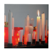 A Candle for Peace Ceramic Tiles
