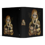 A Candle in the Dark gothic fairy skull Binder