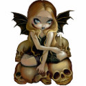 A Candle In The Dark skull fairy Photo Sculpture photo sculptures