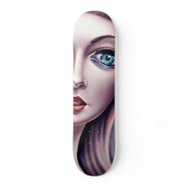 A Candy Coated Dream With Hearts Custom Skate Board