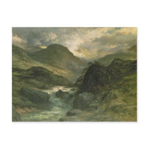 A Canyon, 1878 Postcard