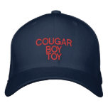 A cap wIth  "COUGAR BOY TOY" On It Embroidered Baseball Cap
