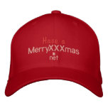 A cap wIth  "Have a Merry XXXmas.net" On It Embroidered Baseball Caps