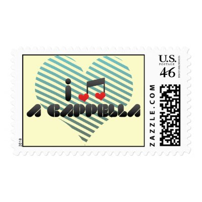 A Cappella Postage Stamp by MusicLovers