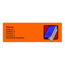 A card for book lovers business cards