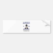 A CAREER WITH THE BOYS IN BLUE? BUMPER STICKER